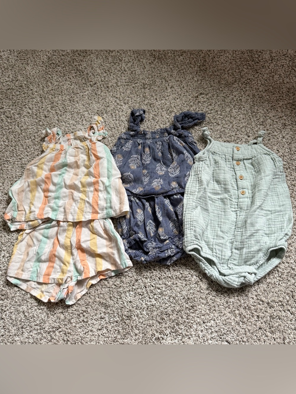 Cute Romper and Two Piece Summer Girls Lot